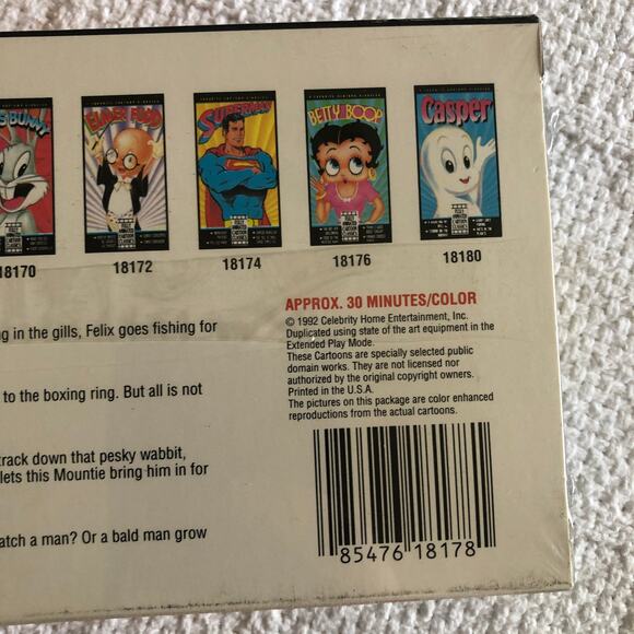 Felix The Cat Cartoon Classics VHS Brand New Factory Sealed Unicon Release 1992 - Picture 4 of 6